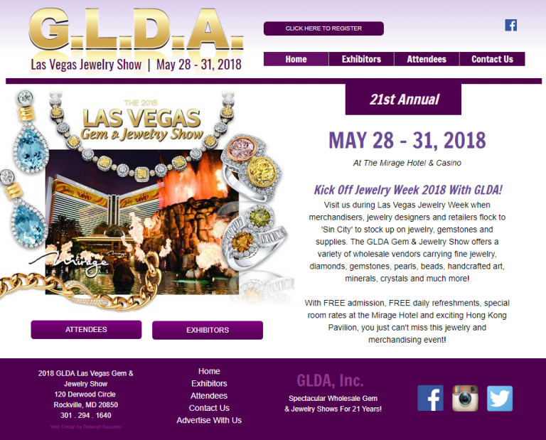 GLDA Las Vegas Gem & Jewelry Show Mirage Hotel & Casino A to Z
