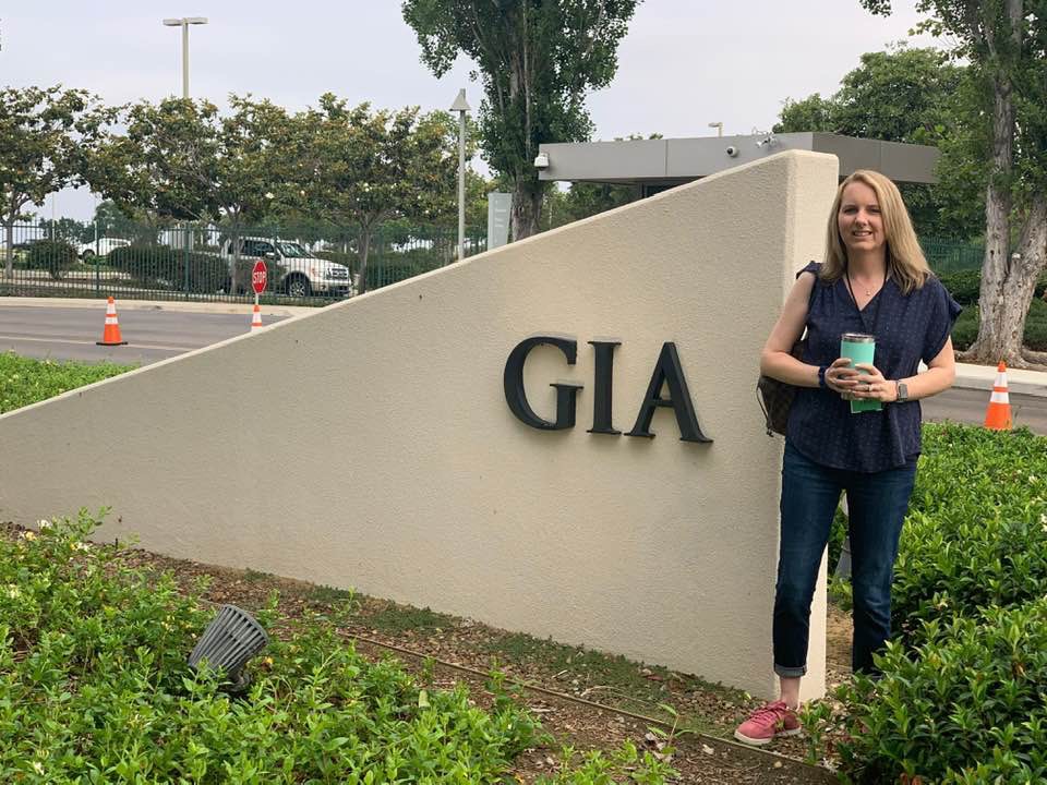 I took the Gem Identification Lab at GIA in Carlsbad!