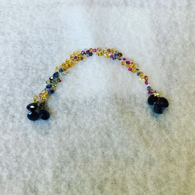 🎵 Like a rainbow with all of the colors...🎵 #sapphires #rubies #taylorswift