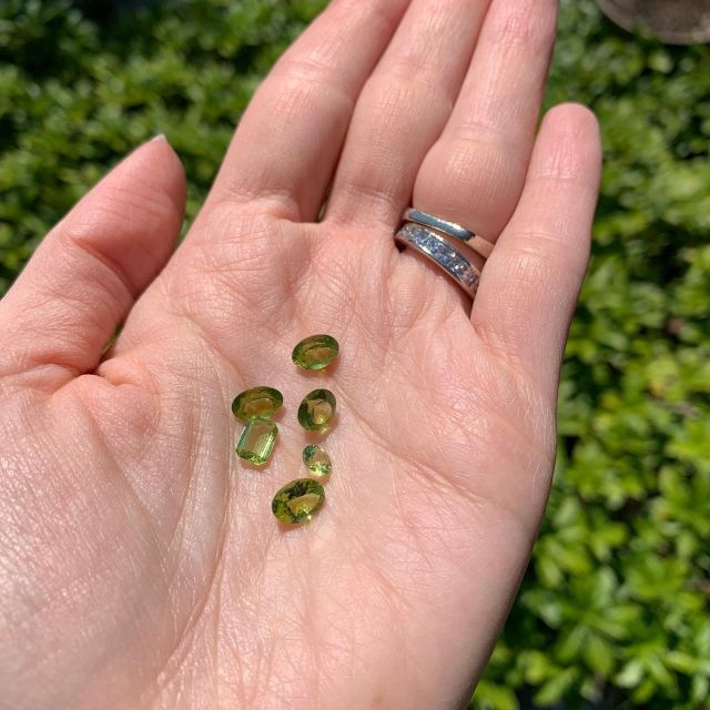 All is right with the world when it’s a sunny day and you have a pocket full of peridot!  For more on peridot, check out my blog! #peridot #augustbirthstone #augustbabies